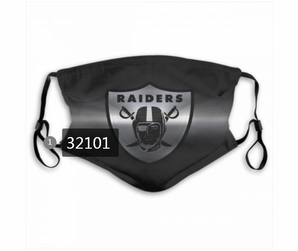 NFL 2020 Oakland Raiders #69 Dust mask with filter